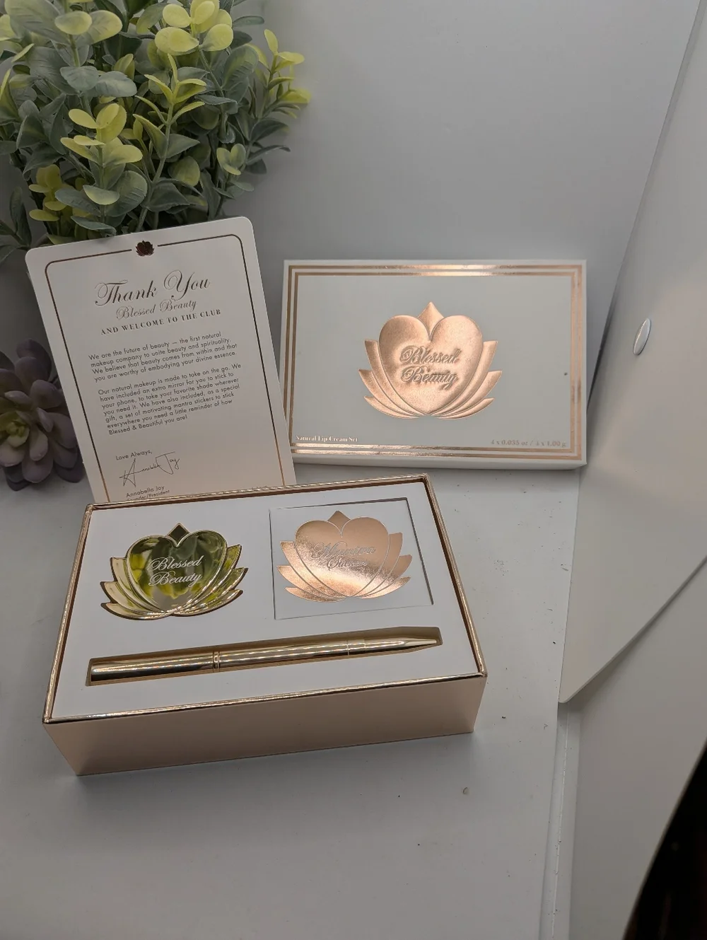 Blessed Beauty Goddess Reds Natural Lip Cream Set - Picture 2 of 7
